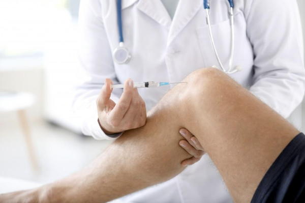 Knee pain injection